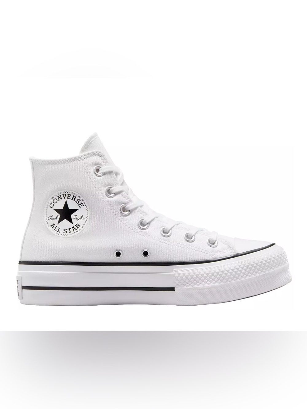Converse all stars Chuck Taylor lace up high top platform shoes for women Sz 5